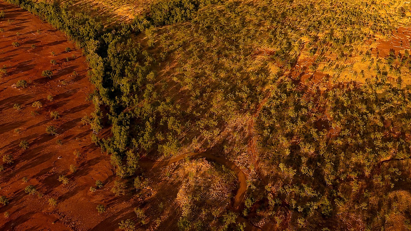 Cloncurry country from the air